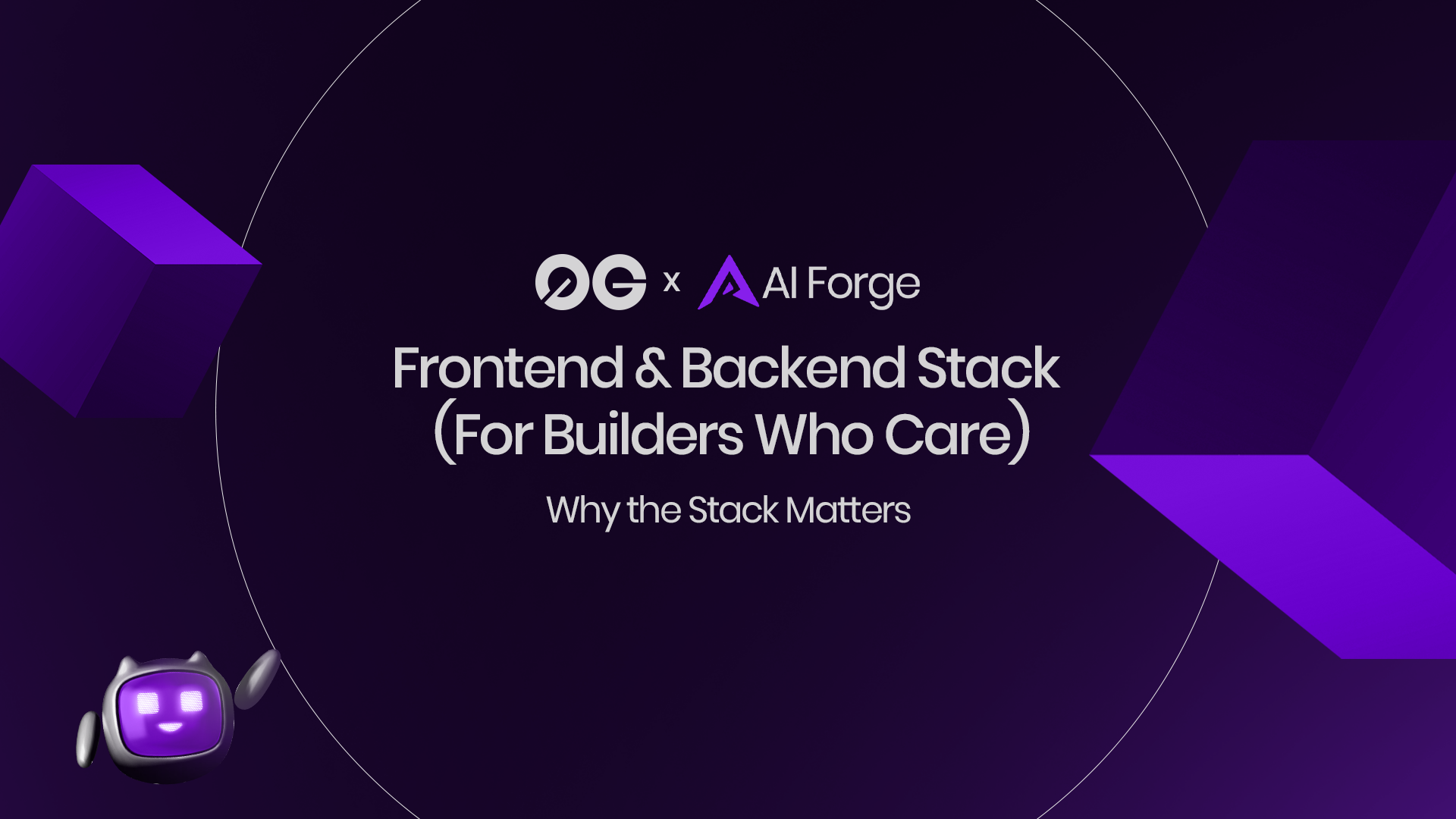 Frontend & Backend Stack (For Builders Who Care)